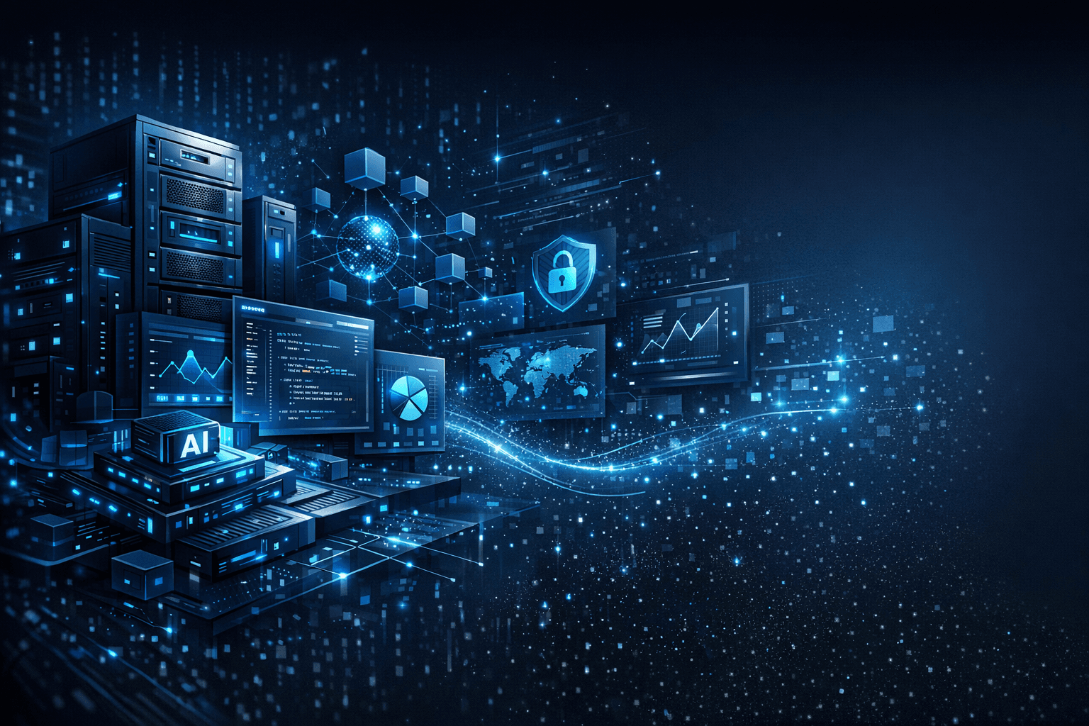 HIVE A.I. platform dashboard in laptop mockup