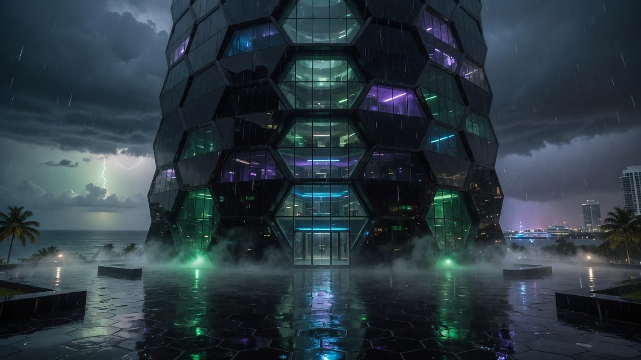 Hive AI headquarters on the Miami Beach waterfront