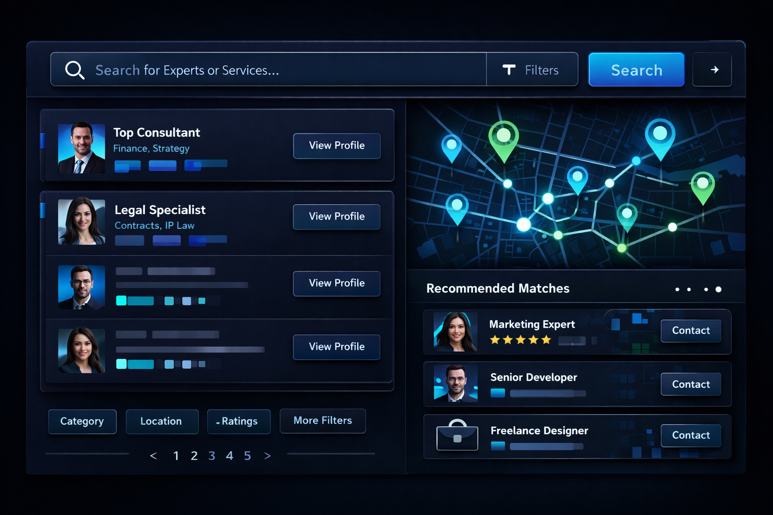 Search-Driven Marketplace Platform
